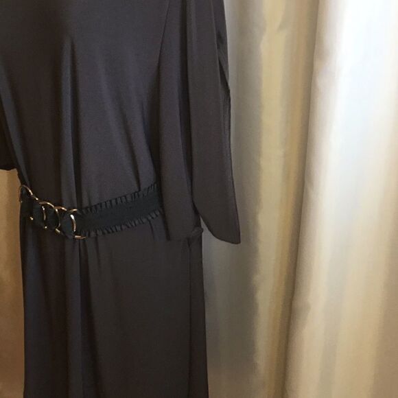 Belted gray polyester dress in large by NIC & DOM - Picture 6 of 13